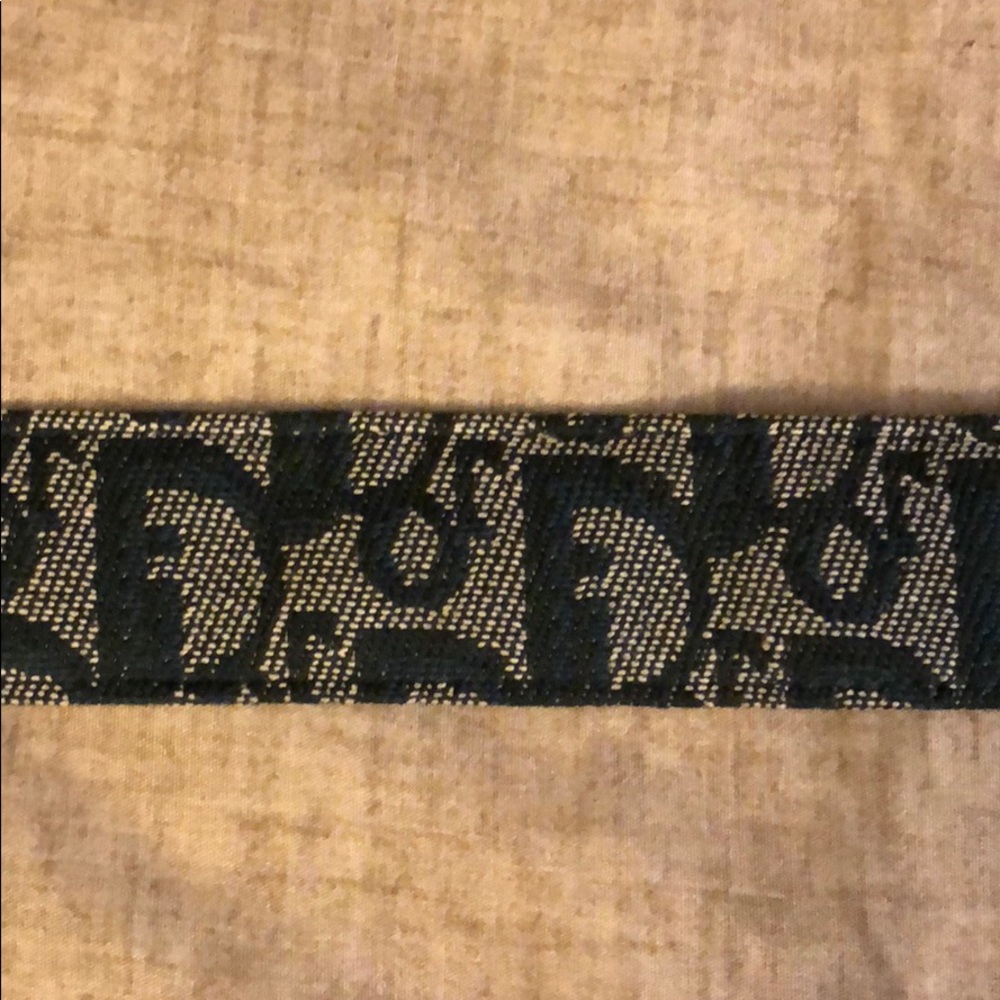 Christian Dior slap bracelet navy/greyblack color